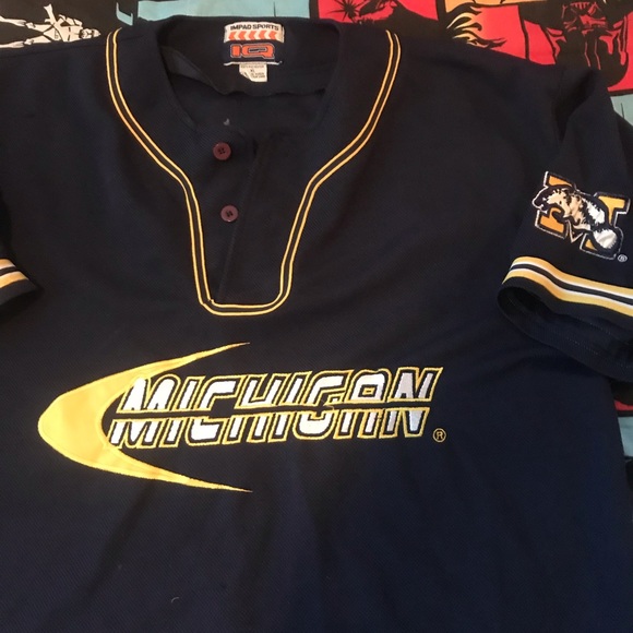 university of michigan baseball jersey